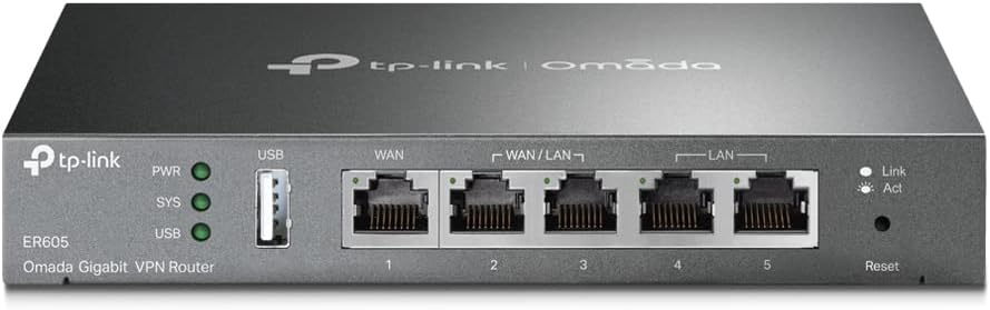 TP-Link ER605 Routeur VPN Omada Gigabit Noir